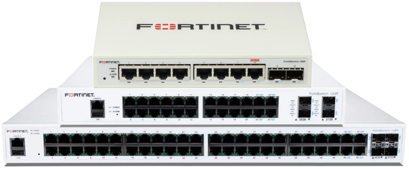 FortiSwitch · 108F / 124F / 148F